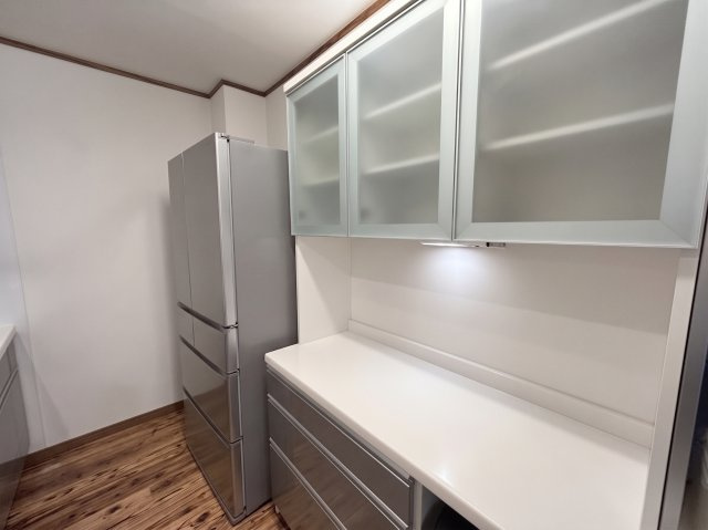上福元町戸建てのキッチン|※AIで家具等を一部編集しております。