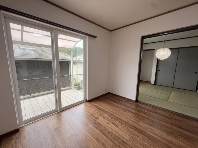 上福元町戸建ての和室|※AIで家具等を一部編集しております。