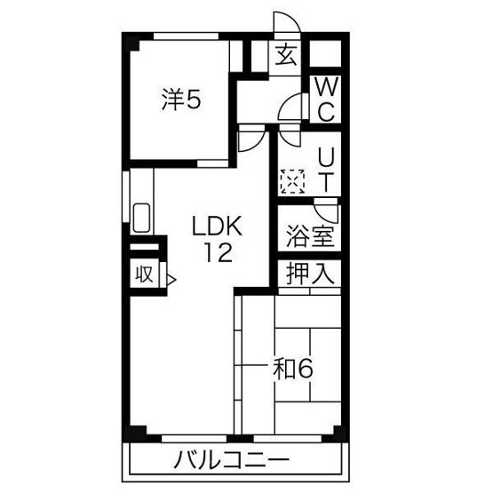 【間取り】 | グリーンハイツ平針 I棟