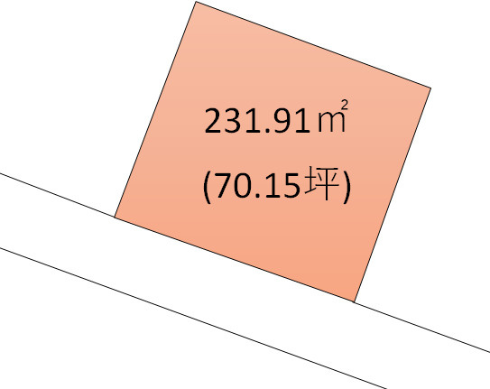 鹿児島県鹿児島市大明丘２丁目26-10の土地図