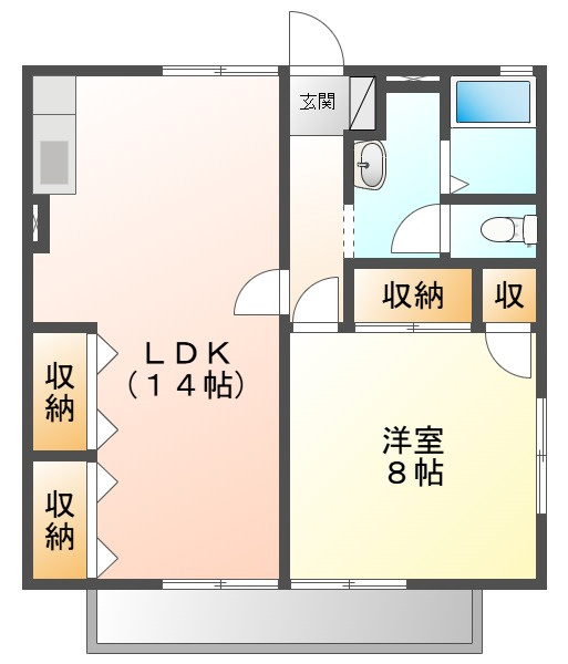 クレマティスの間取り