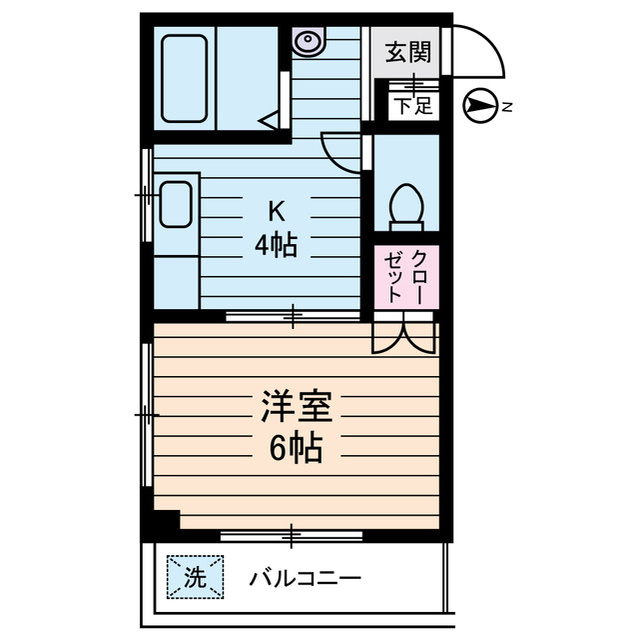 ハイツ　リバーランドの間取り
