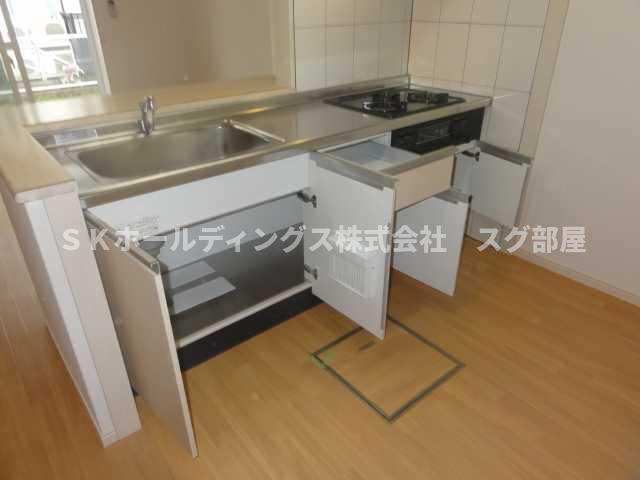 明倫館の収納|キッチン収納下