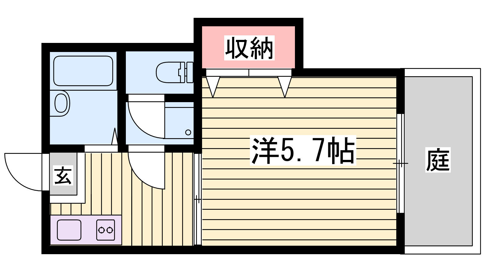 ローリエ霞ヶ丘の間取り