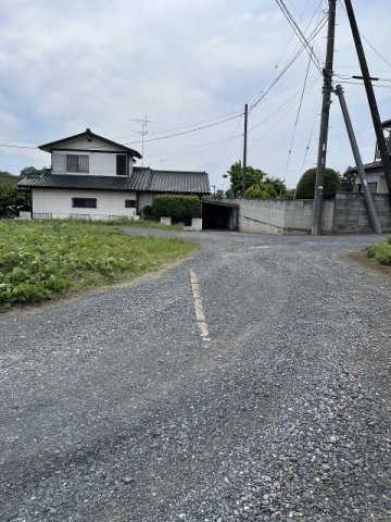 古河市東山田の前面道路含む現地写真|北側道路（2026年6月撮影）