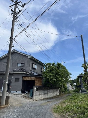 古河市東山田の前面道路含む現地写真|東側道路（2026年6月撮影）