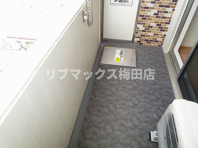 【バルコニー】アスヴェル南森町