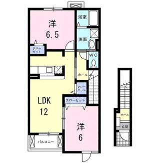 【間取り】 | レジデンス　カレント　Ｂ