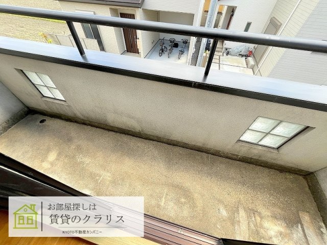桂乾町リノベ貸家のバルコニー