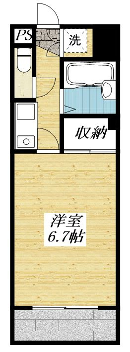 ハイブリッジ日野の間取り