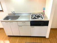 お料理作りに便利な2口コンロ