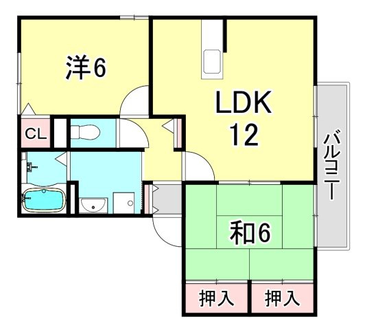 イーストハイムⅡの間取り