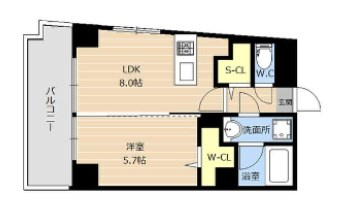 アイズ南福岡の間取り