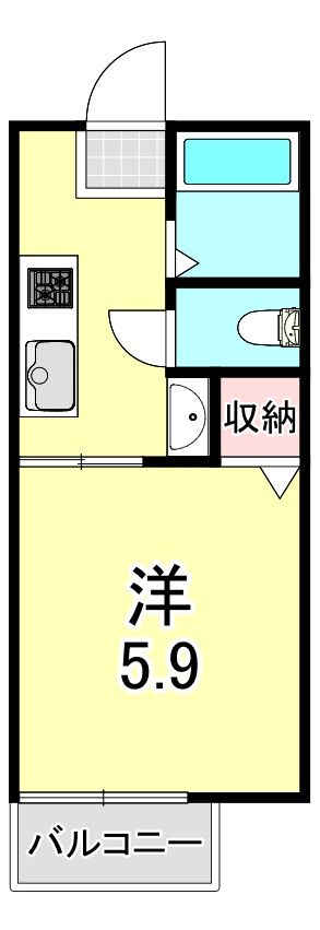 フレグランス神明の間取り