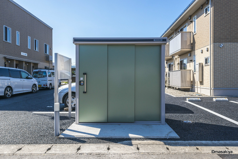 ハピネス高田のその他共用部分|敷地内ゴミステーション