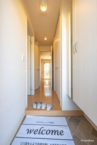 ハピネス高田の玄関