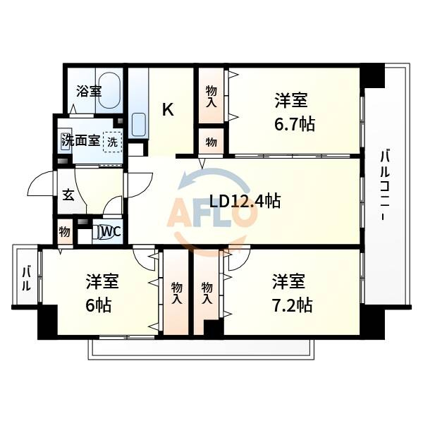 ふじハイツの間取り|ふじハイツ　間取り