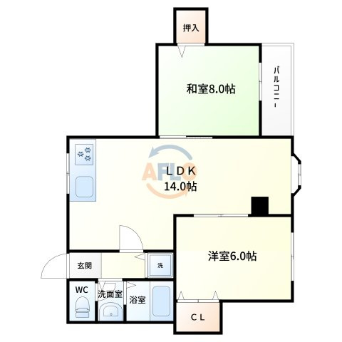 パレス江坂の間取り|パレス江坂　間取り