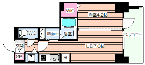 【間取り】 | S-RESIDENCE江坂
