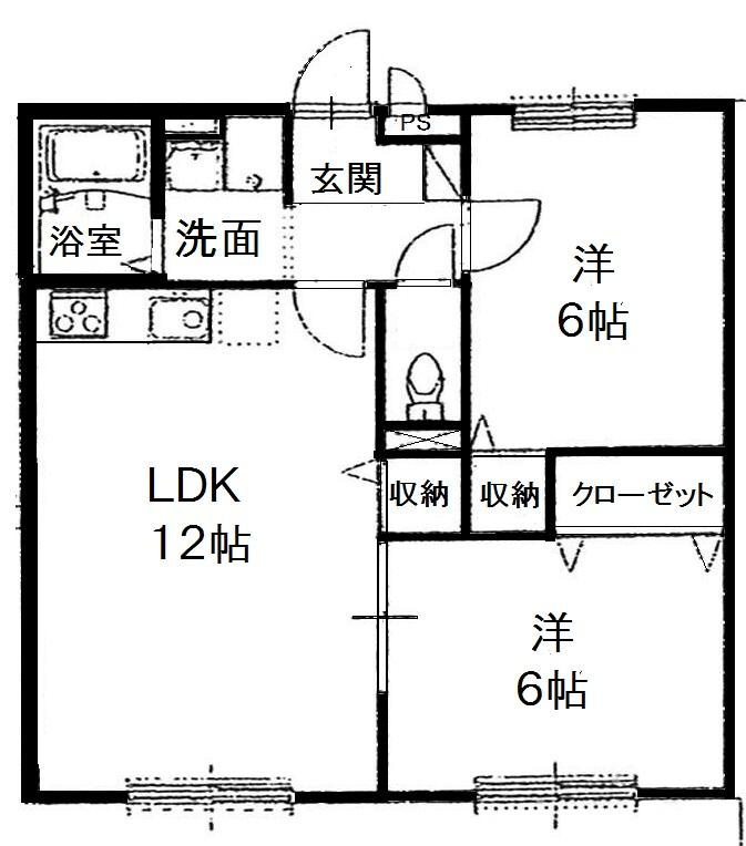 プレジオ喜多町の間取り