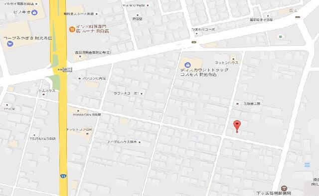 ミナミコーポの地図