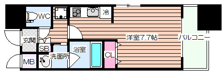 【間取り】 | パークフラッツ東三国