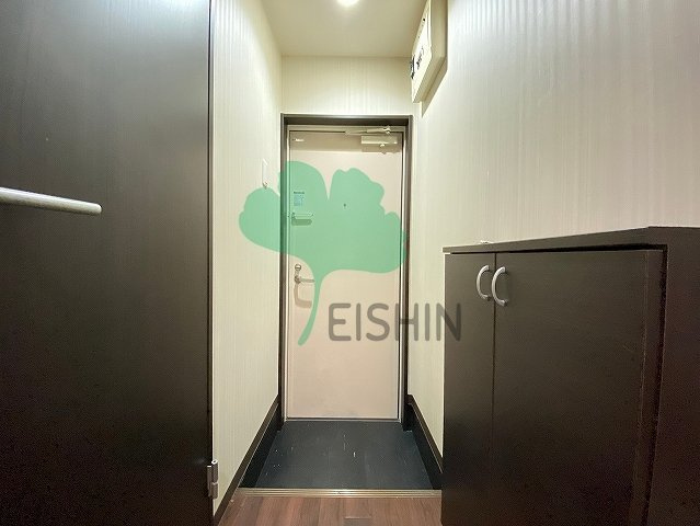 クレオ二又瀬2番館の玄関|下駄箱もしっかりついてます！