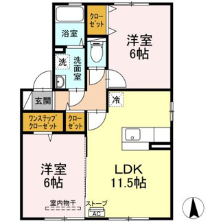 【間取り】 | セントグランモアB