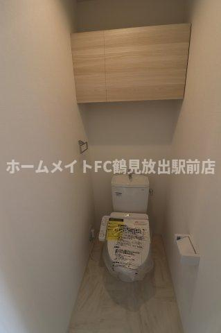 東大阪市稲田上町１丁目のハイツのトイレ