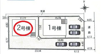 【区画図】 | クレイドルガーデン斑鳩町龍田南第１ | 区画図