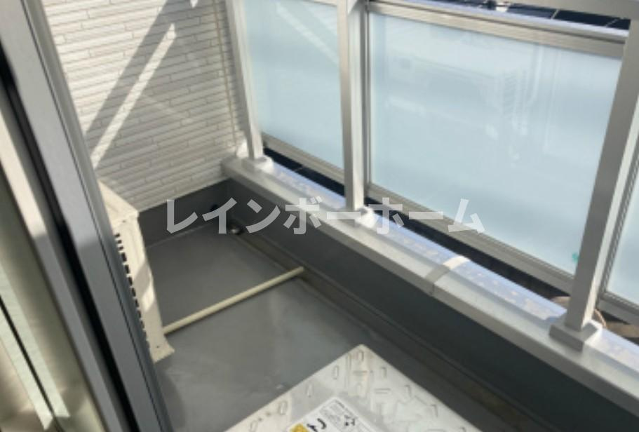 グレイス谷塚のバルコニー|陽当たり良好なバルコニーです