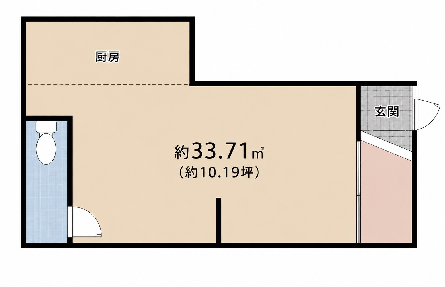 Vine Oak Agehaの間取り