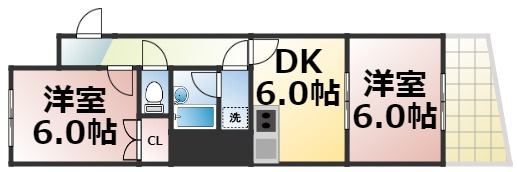 【間取り】 | クリスタルアーク　仲介手数料無料