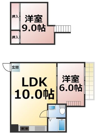 【間取り】 | ボンボニエール　仲介手数料無料