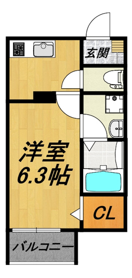 【間取り】 | LE COCON 豊橋Ⅲ