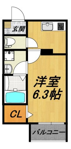 【間取り】 | LE COCON 豊橋Ⅲ