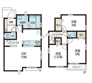 【間取り】 | 貫井北町5丁目貸家