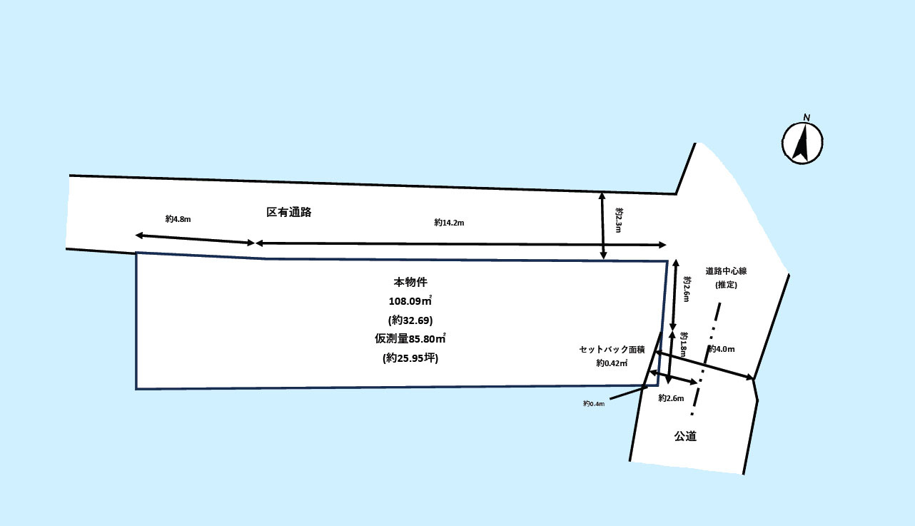 渋谷区鶯谷町の土地図