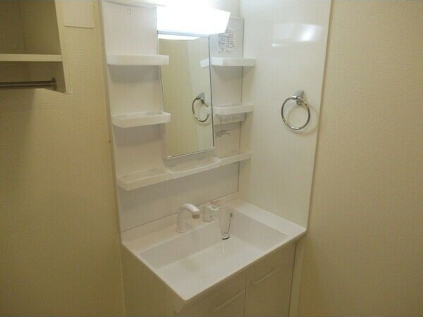 D-room名駅 D棟の洗面所