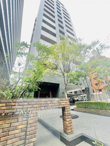 【外観】 | アソシアタワー大濠ベネフィス | 大通りから１つ入った交通量の少ない住宅街