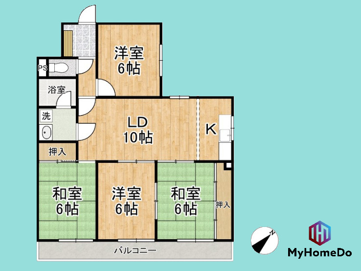 メゾン千代田の間取り|図面と現況が異なる場合は現況を優先いたします。