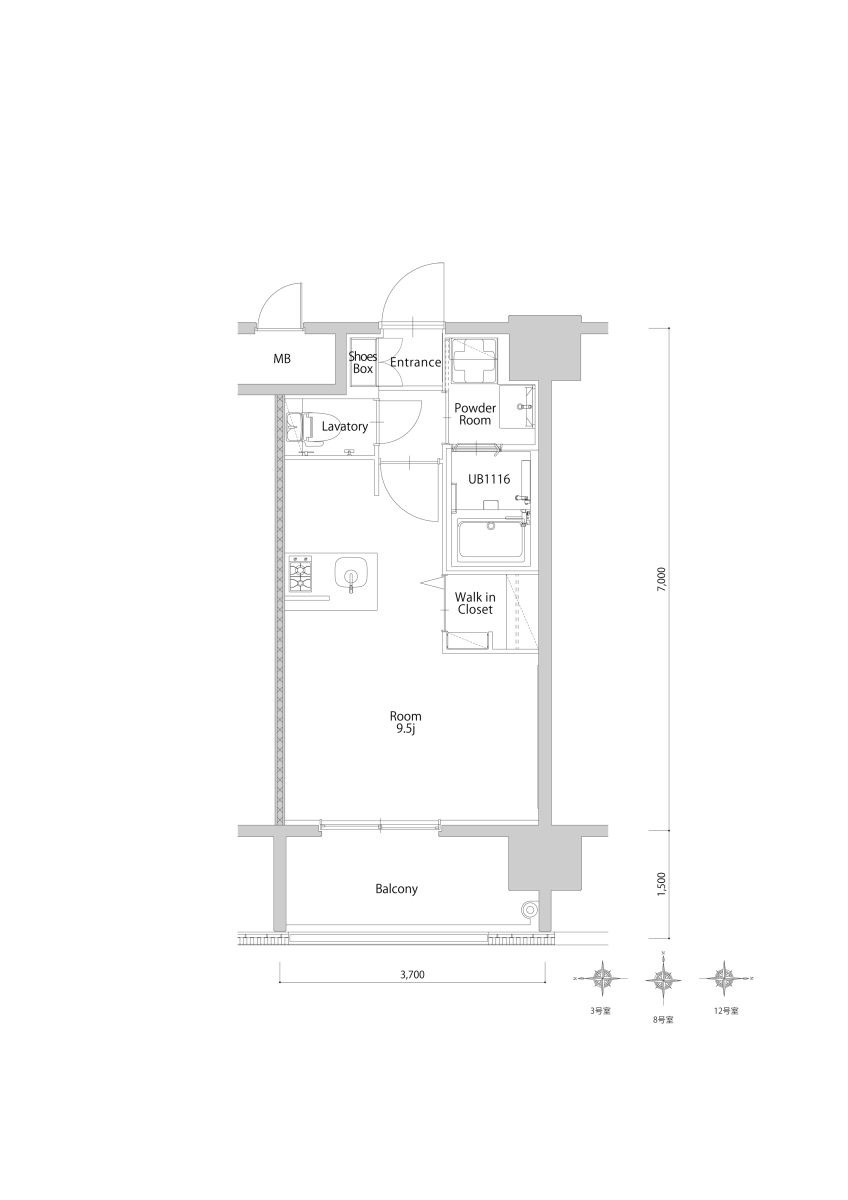 新品家具付きマンション美野島30(KaGood福岡)