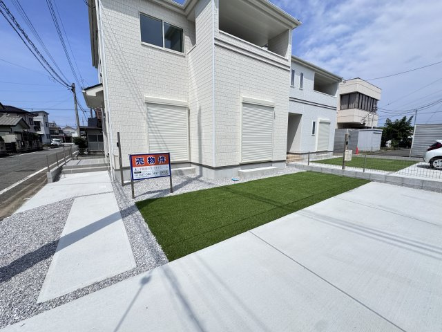 新築　佐波郡玉村町下新田　Heartful　Town　A号棟の庭|現地写真　佐波郡玉村町下新田　Heartful　Town