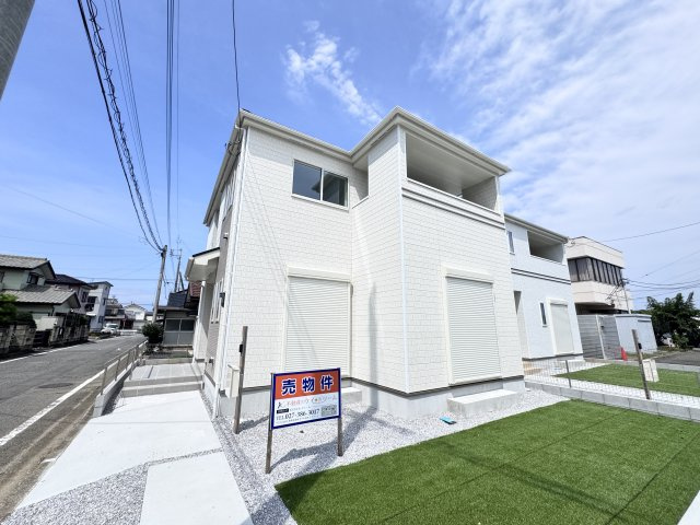 新築　佐波郡玉村町下新田　Heartful　Town　A号棟の外観|現地写真　佐波郡玉村町下新田　Heartful　Town