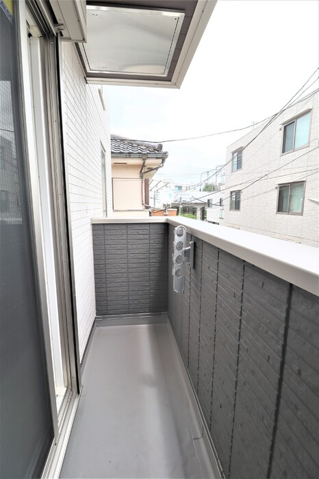セレスティア南田中のバルコニー