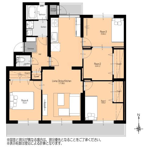 【間取り】 | 奈多団地　21号棟☆仲介手数料無料☆