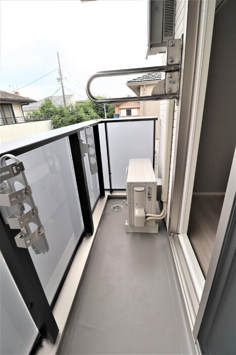セレスティア南田中のバルコニー