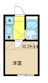 シャンテ立花Ⅱの間取り|間取りです。