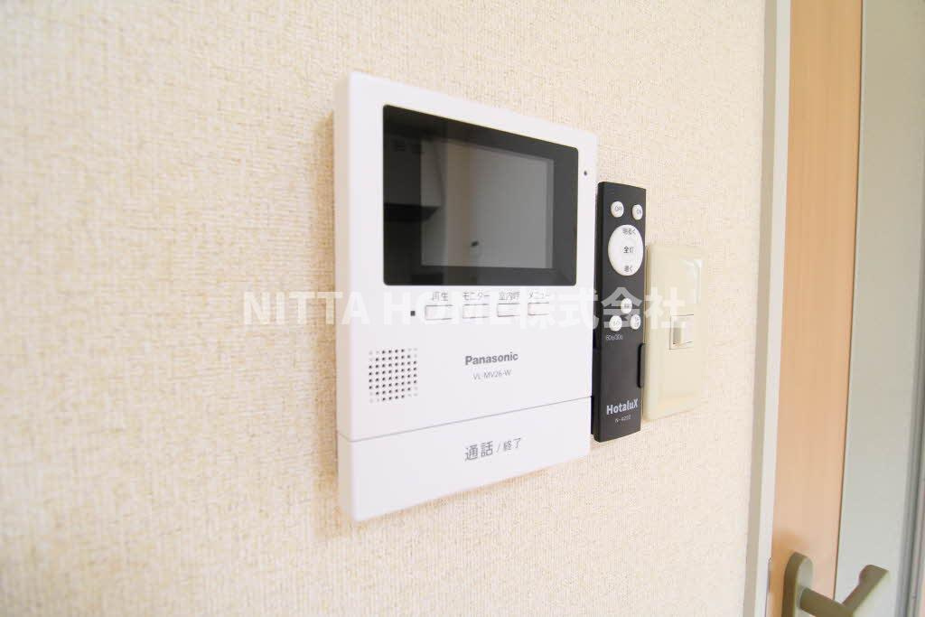 福知山市駒場新町２丁目のアパートのセキュリティ|ＴＶインターホンも完備しています☆