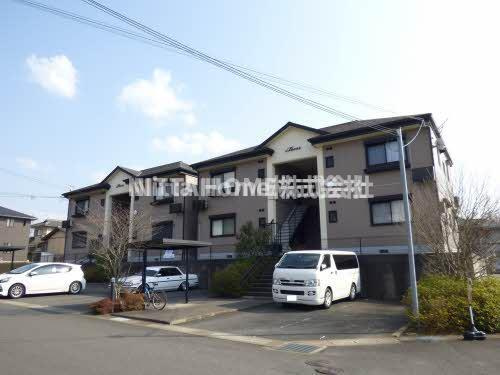 福知山市駒場新町２丁目のアパートの外観|駐車場は２台無料付きです！！